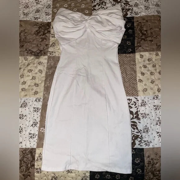slim fit dress slacks Striped Bow Midi Dress